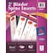 Avery Binder Spine Inserts, 2" Capacity, 20/PK, White 20PK AVE89107 - alternate 1